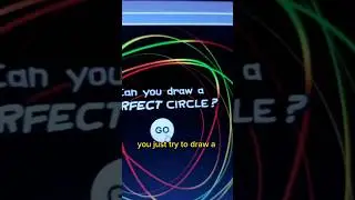 can you draw the perfect circle⭕?