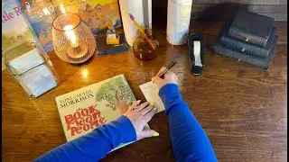 ASMR Adding books to the Library! (No talking) Covering dust jackets~Filling out library cards.