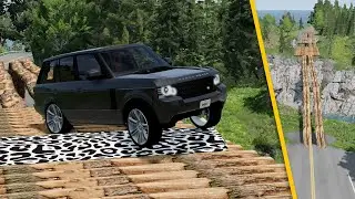 Impossible Bridge vs Cars - BeamNG drive