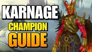 Karnage Guide: Best Build, Gear & Masteries for an ANTI-META Arena Nuker! | RAID: Shadow Legends