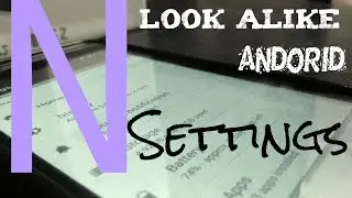 Tutorial-How make settings look like android N settings in Android lollipop and marshmallow (MM/LP)