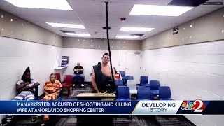 Man arrested, accused of shooting and killing wife at Orlando shopping center