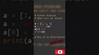 Practice Tricky Python Problem 8