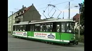 Halberstadt Tram 1993 | GT4 ex Stuttgart | Gotha | Reko | Straßenbahn