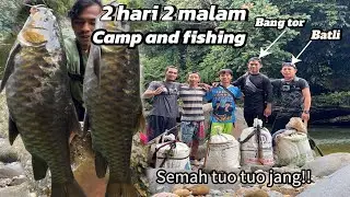 2hari 2 malam mencari ikan  dan bermalam di sungai batang muar 
