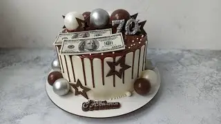 Идея оформления торта для мужчины на Юбилей.