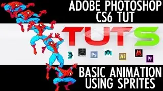 Adobe Photoshop cs6 Tutorial | basic animation using sprites