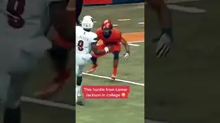 Lamar Jackson was a college cheat code 🎮 #shorts