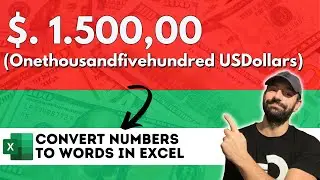 How to convert numbers to words in Excel
