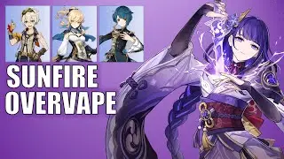 Raiden Sunfire Overvape Birthday Showcase | Abyss Floor 12 | Genshin Impact v2.7
