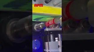 Lipstic tube screen printing machine #apm #factory #autopack#screenprinting #tubeprinting #shorts