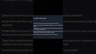 Incident Response Cybersecurity Training #cybersecurity #tutorial #shorts
