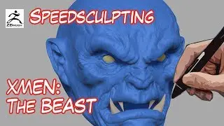 speed sculpting Xmen Beast