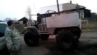 Самодельный ''вездеход''  с мотором ВАЗ 2109  /последние испытания