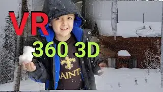 Winter Park Colorado Children Playing:Vuze+ 360 3D Virtual Reality