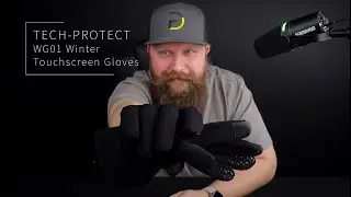 Idealne na Zimę - Cieplutkie Rękawiczki do Smartfonów - Tech-Protect WG01 Winter Touchscreen Gloves