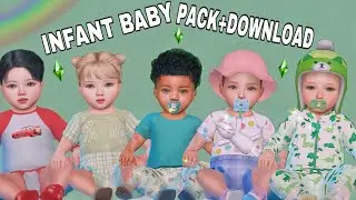 6 SIMS INFANT BABY COMPLETOS✨+DOWNLOAD / The Sims 4 - Create a Sim #sims4