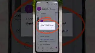 There was a problem signing into your account YouTube | YouTube sign in problem