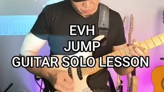 alvin deleon is live! VAN HALEN JUMP GUITAR SOLO LESSON