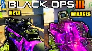 TOP 5 SHOCKING BETA CHANGES IN BLACK OPS 3! BLACK OPS 3 MULTIPLAYER VS BLACK OPS 3 BETA 5 CHANGES!