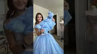 My BIGGEST ballgown ever! Cinderella live action ballgown!