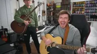 DougDoug plays wonderwall for Parkzer