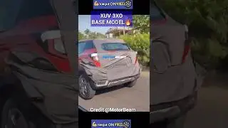 XUV 3XO BASE MODEL SPOTTED #shorts MAHINDRA XUV 3XO BASE MODEL @torqueonwheel8330