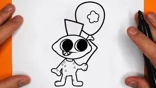 COMO DIBUJAR A PEPPER DEMON | Friday Night Funkin (FNF) - paso a paso, fácil y rápido