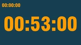 53 minute timer (with end alarm, time elapsed and progress bar)