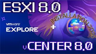 VMware ESXi 8.0 + vCenter 8.0 — Tutoriel complet étape-par-étape (2025)