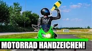 MOTORRAD HANDZEICHEN DIE LEBEN RETTEN❗