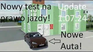 Update 1.07.24. Nowy test na prawo jazdy i wiele więcej!#pcd #roblox #update