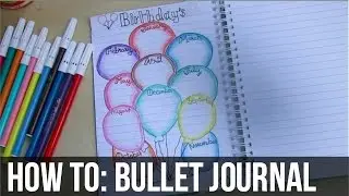 How to Bullet Journal | Planning My January layout!