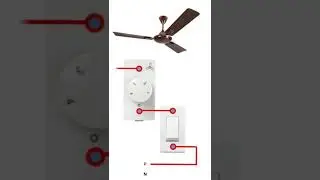 Fan regulator connection #fan #ceilingfan #shorts #youtubeshorts #viral