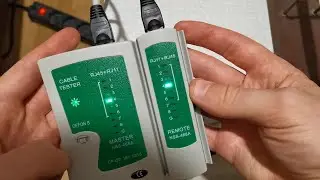 Тестер витой пары RJ45 / Переделка кроны на nss-468a
