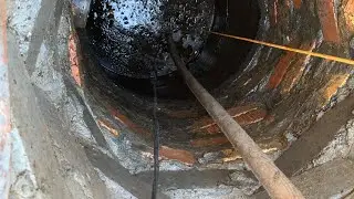 Experience in operating a fecal pump with a knife, pumping out old sludge in a cesspool
