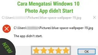 TERBUKTI | Cara Mengatasi Windows 10 Photo App didn't Start | FIX