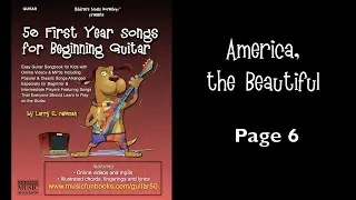 Page 06 - America the Beautiful (50 First Year Songs for Beginning Guitar)