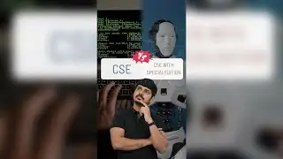 CSE or CSE Specialisation 🤔 | Which one to choose? | Engineering | EAMCET/EAPCET 2024