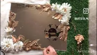 Wedding tray making #handmade #giftshop #nikkahnama #weddingproducts