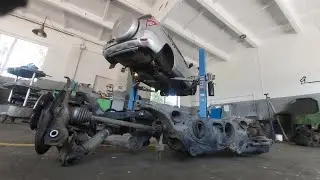 Как снимать задний подрамник? Toyota RAV4