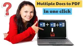How to Convert Multiple Docs to PDF || Multiple Words to PDF in One Click ||