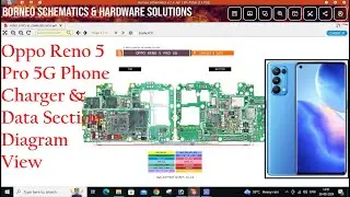 Oppo Reno 5 Pro 5G Phone Charger And Data Section Diagram All view step by step