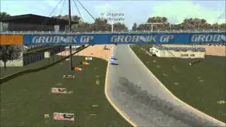 rFactor: Vectra B Cup online race @ Grobnik- 2nd place, close finish