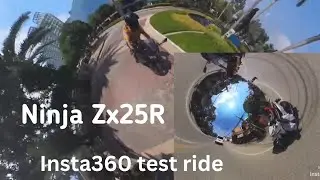 Kawasaki Ninja ZX25R 4-Cylinder Beast | Insta360 #Ninja #motovlog  #trendingvideos