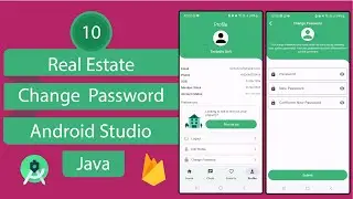 Real Estate App | 10 Change Password | Android Studio | Java