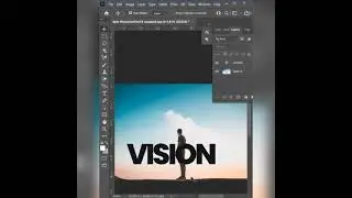 Add text behind an objects | Adobe Photoshop | Presto Academy