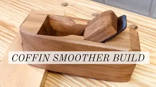 Making a Coffin Smoother Plane | Upcycling a generic woodworking hand plane