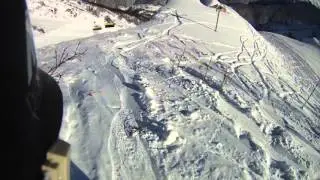 Красная поляна сноуборд падение дроп  / Snowboard fail sochi