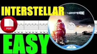 🧑‍🚀interstellar guitar tab🎸EASY TAB🎸